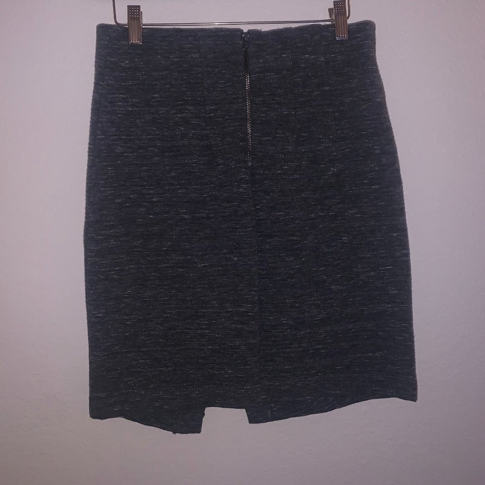 Midi Gray Pencil Skirt